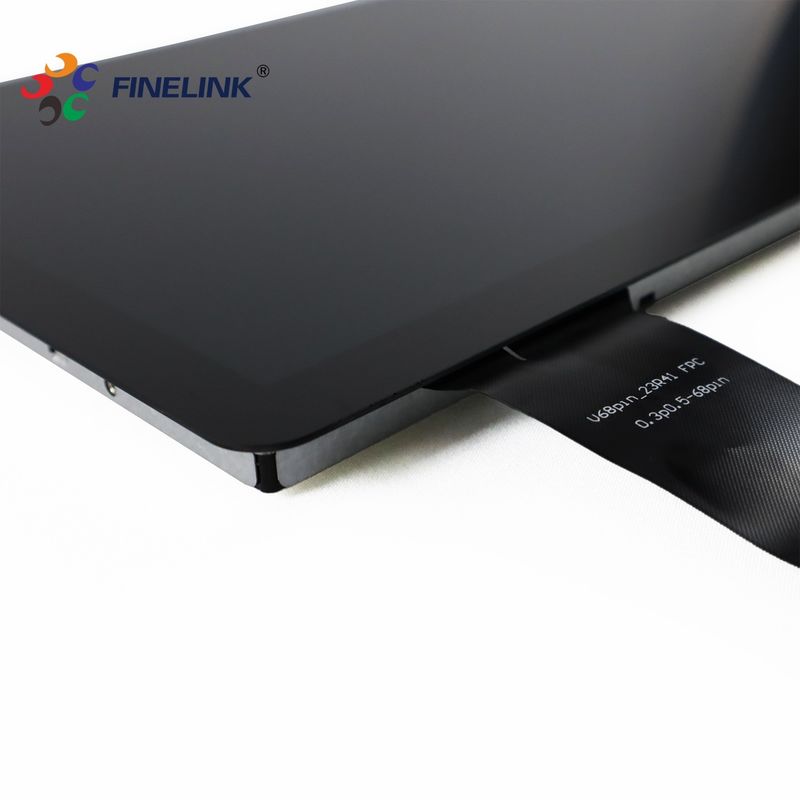 Display de ligação óptica OEM 10.1 polegadas Painel de toque Plus LCM da FINELINK em preto