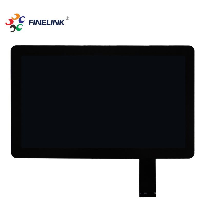 Painel de toque preto de tamanho médio-grande, com ecrã de ligação óptica LCM e painel de toque capacitivo