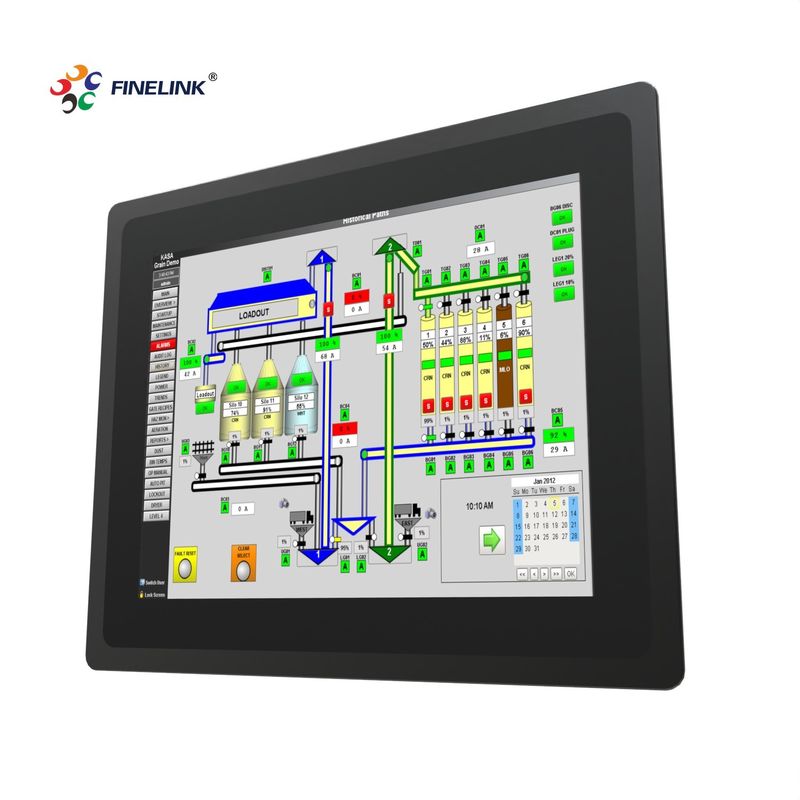 12.1 polegada todo em um PC industrial OEM industrial todo em um computador