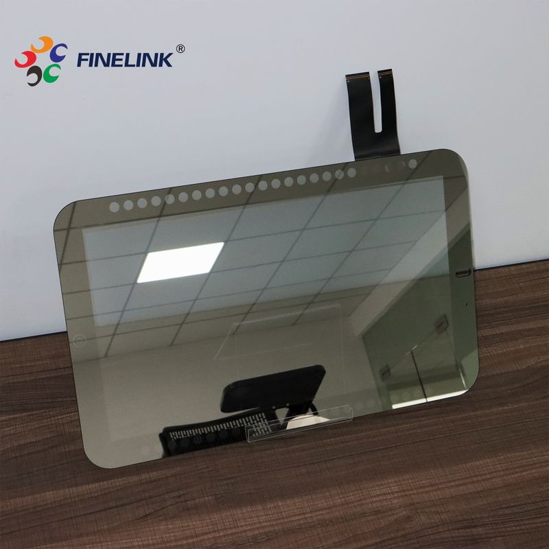 Display de parede de LCD exterior Publicidade Fitness Espelho de vidro Painel de toque para ginásio
