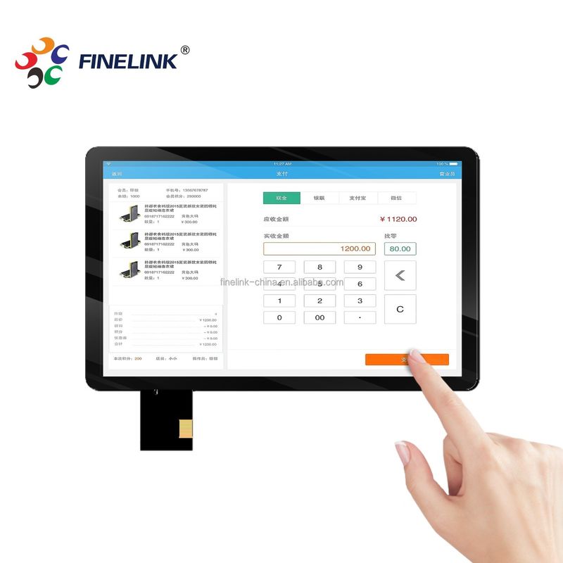 10.1 polegada Capacitivo 10 Pontos Multi-Touch Screen Preto Cor ODM