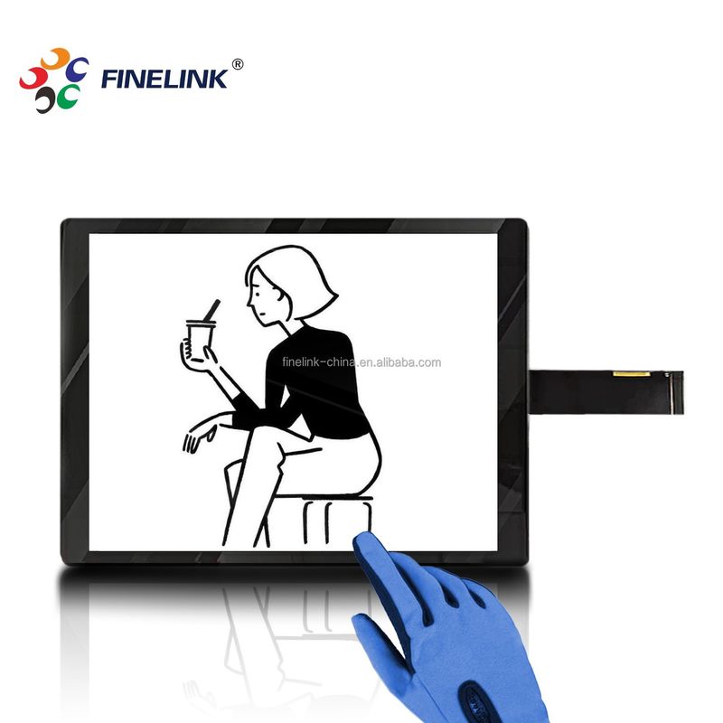 15 polegadas EETI personalizado AG AR AF revestido de cobertura de vidro capacitivo Pcap touch screen panel