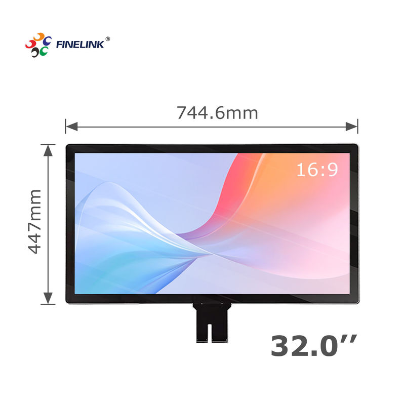 Painel de tela sensível ao toque de 32 polegadas para visualização de guia de pavilhão pronto para realidade virtual