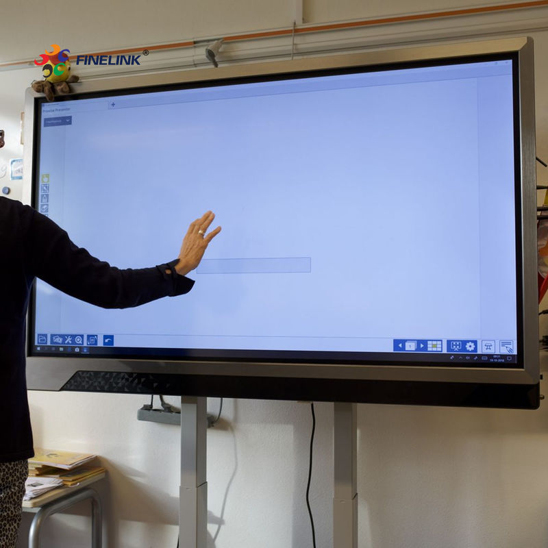 32-55 polegadas FINELINK painel LCD touch screen PCAP preto painel de toque de educação capacitivo