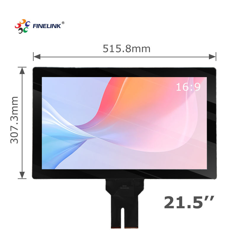21.5 polegadas G G PCAP Touch Screen para POS Terminal Monitor USB/I2C/Serial Port Interface