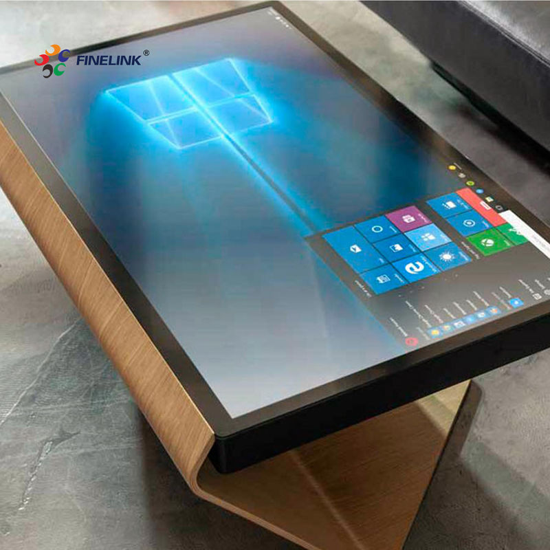 FINELINK OEM 32 43 49 55 65 75 86 polegadas Custom Touch Multi-touch USB/I2C/RS232 Interface Painel de toque grande Capacitivo