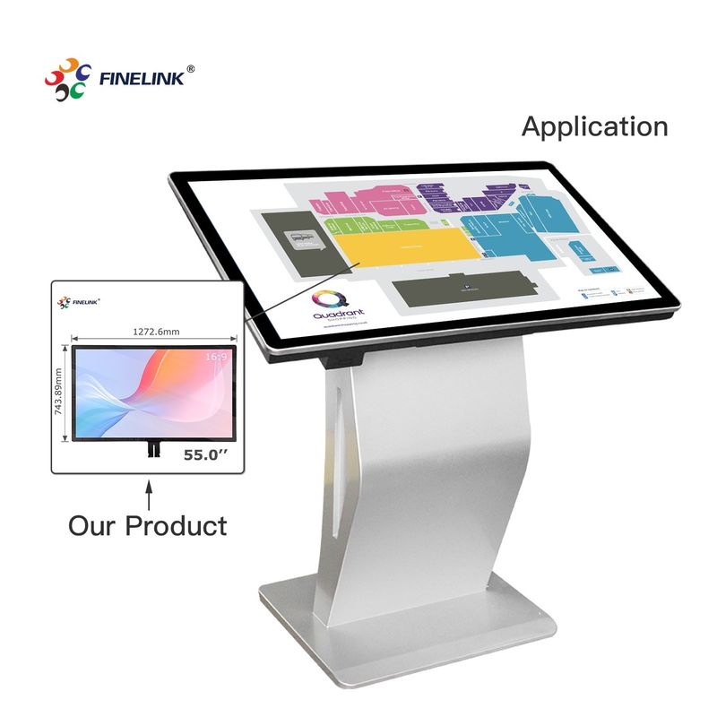32-86 polegadas Custom Touch Multi-point USB/I2C/RS232 Interface Panel capacitivo de PC grande