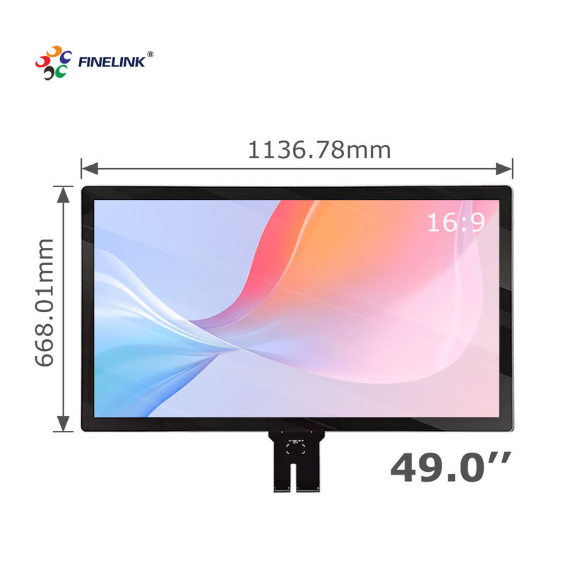 49 polegadas IP65 Touch à prova d'água Multi-touch USB/I2C/RS232 Interface Painel de toque de grande capacidade para quiosque