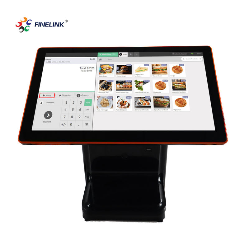 Painel de toque capacitivo de 21,5 polegadas para monitor de terminal de POS
