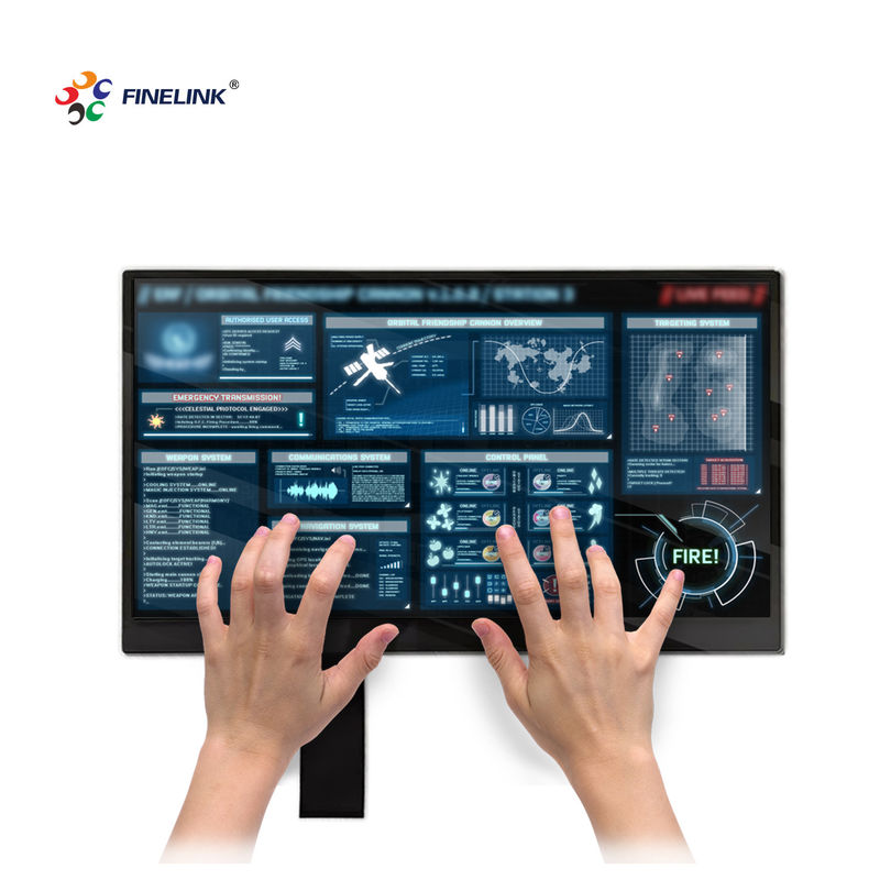 USB I2C Interface Multi Touch PCAP GG 15.6 polegadas Painel de toque capacitivo para monitor de POS