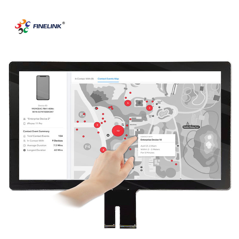 EETI/ILITEK/SIS Drive IC Kit de painel de tela sensível ao toque de 18,5 polegadas para automação industrial