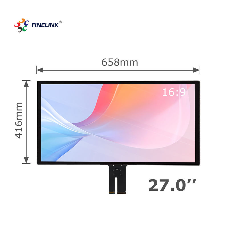 Kit de sobreposição de tela sensível ao toque multiponto de 27 polegadas para Hmi Lcd Usb Pcap projetado personalizado