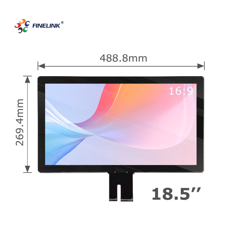 18Kit de painel de tela sensível ao toque de 0,5 polegadas com interface USB/RS232/I2C e módulo LCD opcional