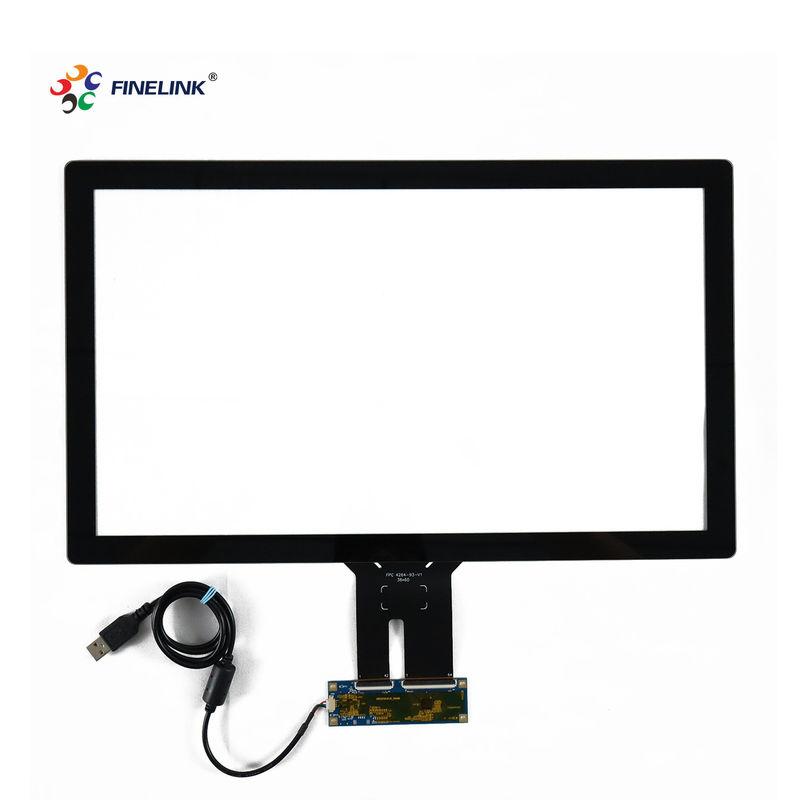 18Kit de painel de tela sensível ao toque de 0,5 polegadas com interface USB/RS232/I2C e módulo LCD opcional