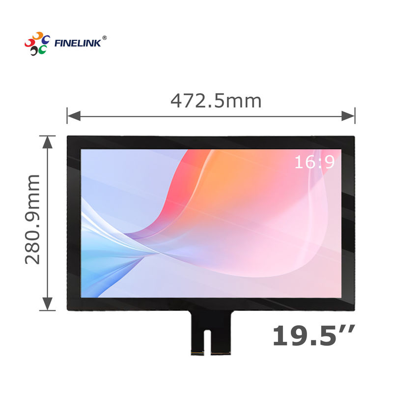 19.5 polegadas G G Multi Touch Custom IIC USB PCAP Painel de tela com Multi Point Touch