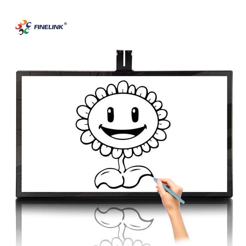 Painel de toque multiponto 55 polegadas com LCD grande e FPC IC de vidro de vidro