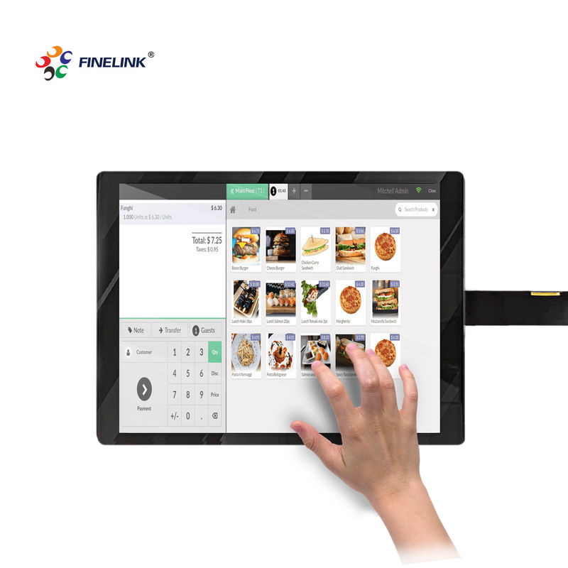 Display de 15 polegadas USB Multi-Touch Capacitive Touch Display Revolucionar o seu monitor POS