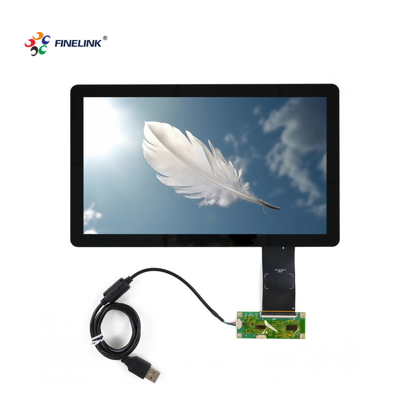 11.6'' Íntegro USB/IIC/RS 232 PC Painel de toque capacitivo 7H Dureza R10 Sensor IK10 Lente VA 257*146mm