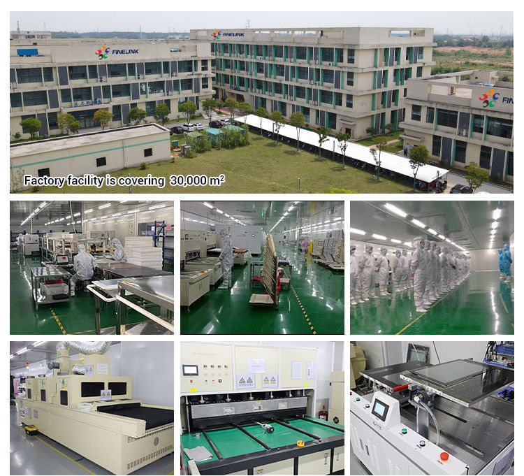Componente do ecrã de controlo industrial Painel de ecrã táctil capacitivo de 10,4 polegadas com controlador EETI/ILITEK