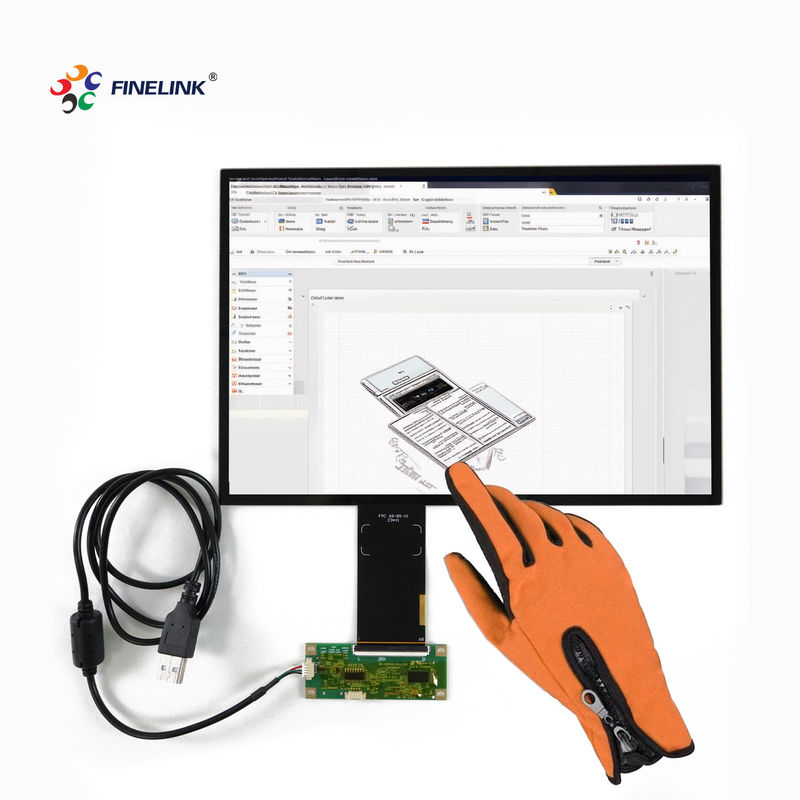 Painel de ecrã táctil capacitivo à prova d'água Display médico de 10,1