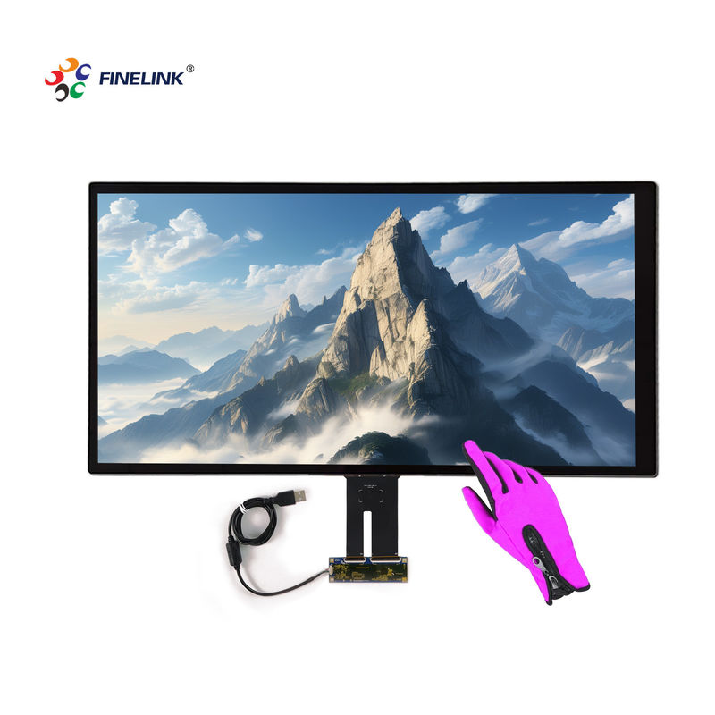 Kit de sobreposição de tela sensível ao toque de 43 polegadas PCAP com controlador EETI ILITEK e anti-reflexão para monitor de POS